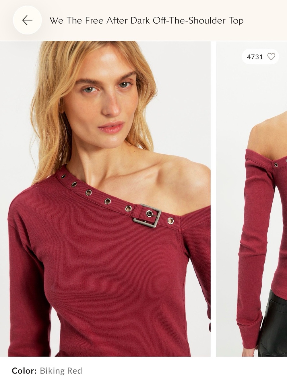 We The Free After Dark Off-The-Shoulder Top - Picture 5 of 6